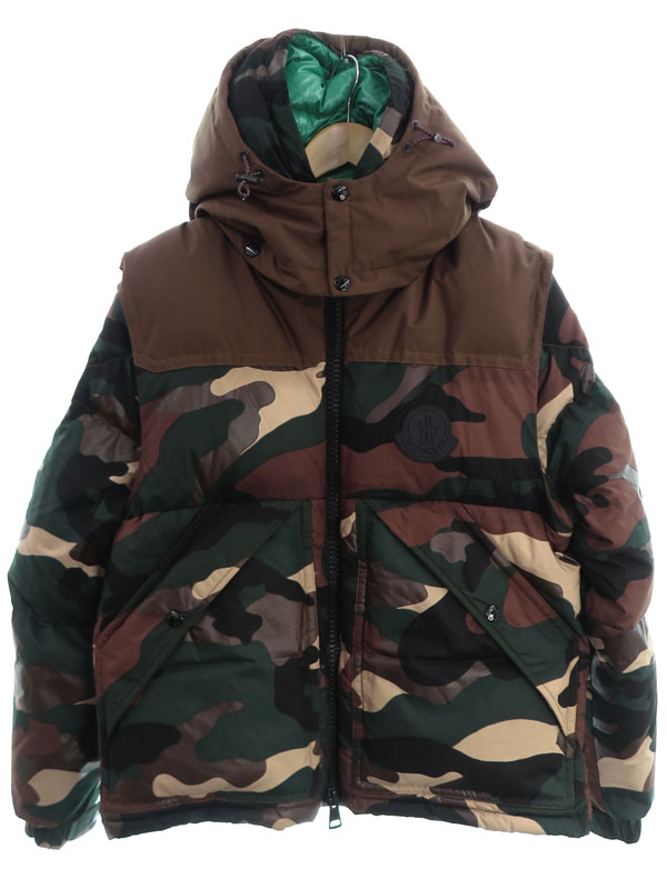 MONCLER】モンクレール『CAVET カモフラ柄 2WAY ダウンジャケット