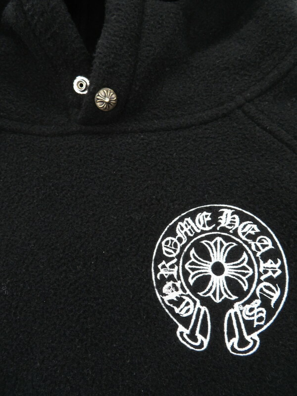 CHROME HEARTS】クロムハーツ『ロゴ フリース プルオーバーパーカー