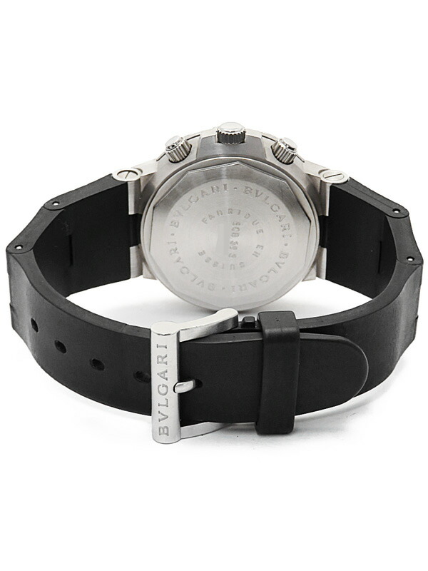 BVLGARI】ブルガリ『ディアゴノ スクーバ クロノグラフ』SCB38S メンズ