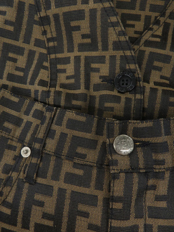 FENDI】フェンディ『ズッカ柄 FFロゴ ベスト・スカート 上下セット