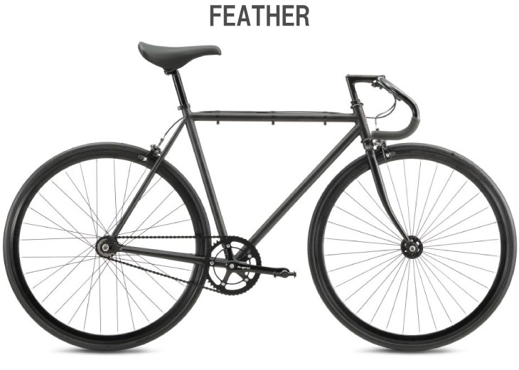 2026 FUJI フジ FEATHER フェザー マットブラック シングルギア ピスト