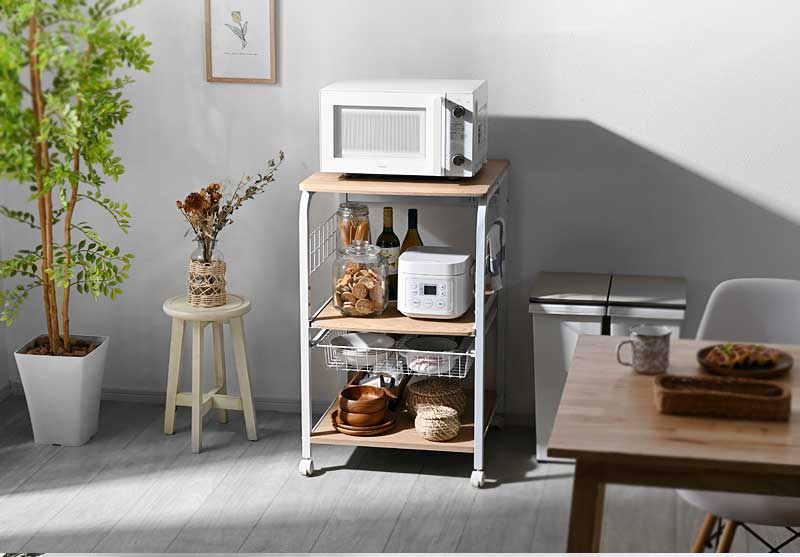 スチールレンジ台 クロノス 3段タイプ 【00-hn-5690】｜激安