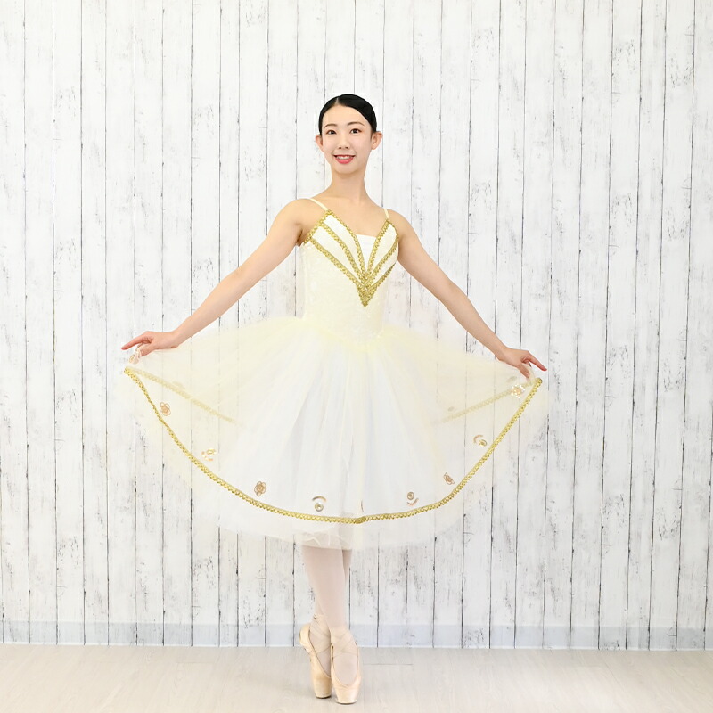 バレエ チュチュ 大人 白 バレエ衣装 舞台 発表会 大人用 大人サイズ