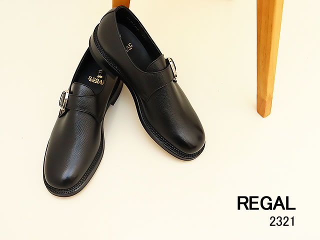 REGAL リーガル モンクストラップ 2321 BLACK ブラック ビジネス