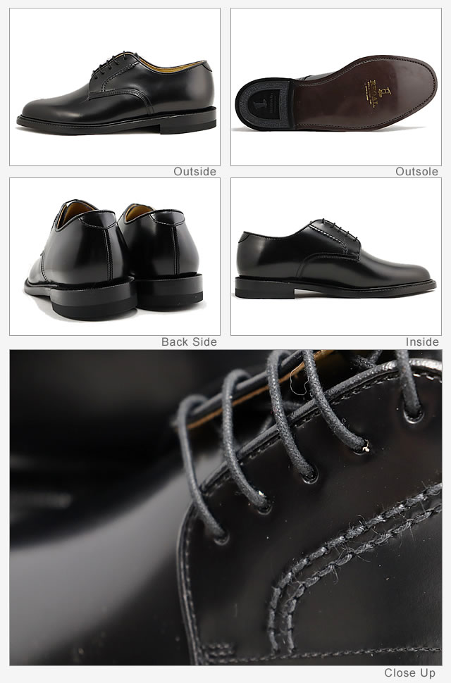 REGAL リーガル プレーントゥ 2504 BLACK ブラック ビジネスシューズ