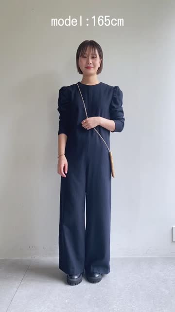 パフスリーブジャンプスーツ | Whim Gazette(ウィム ガゼット