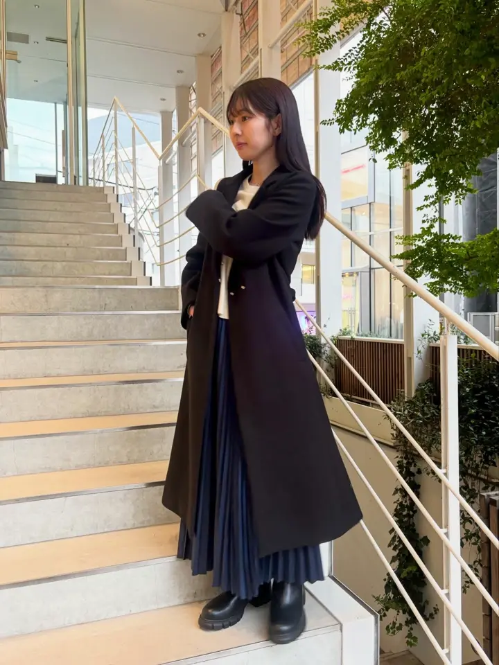 ロングセラー】ベルト付きロングコート｜abahouse mavie / アバハウス