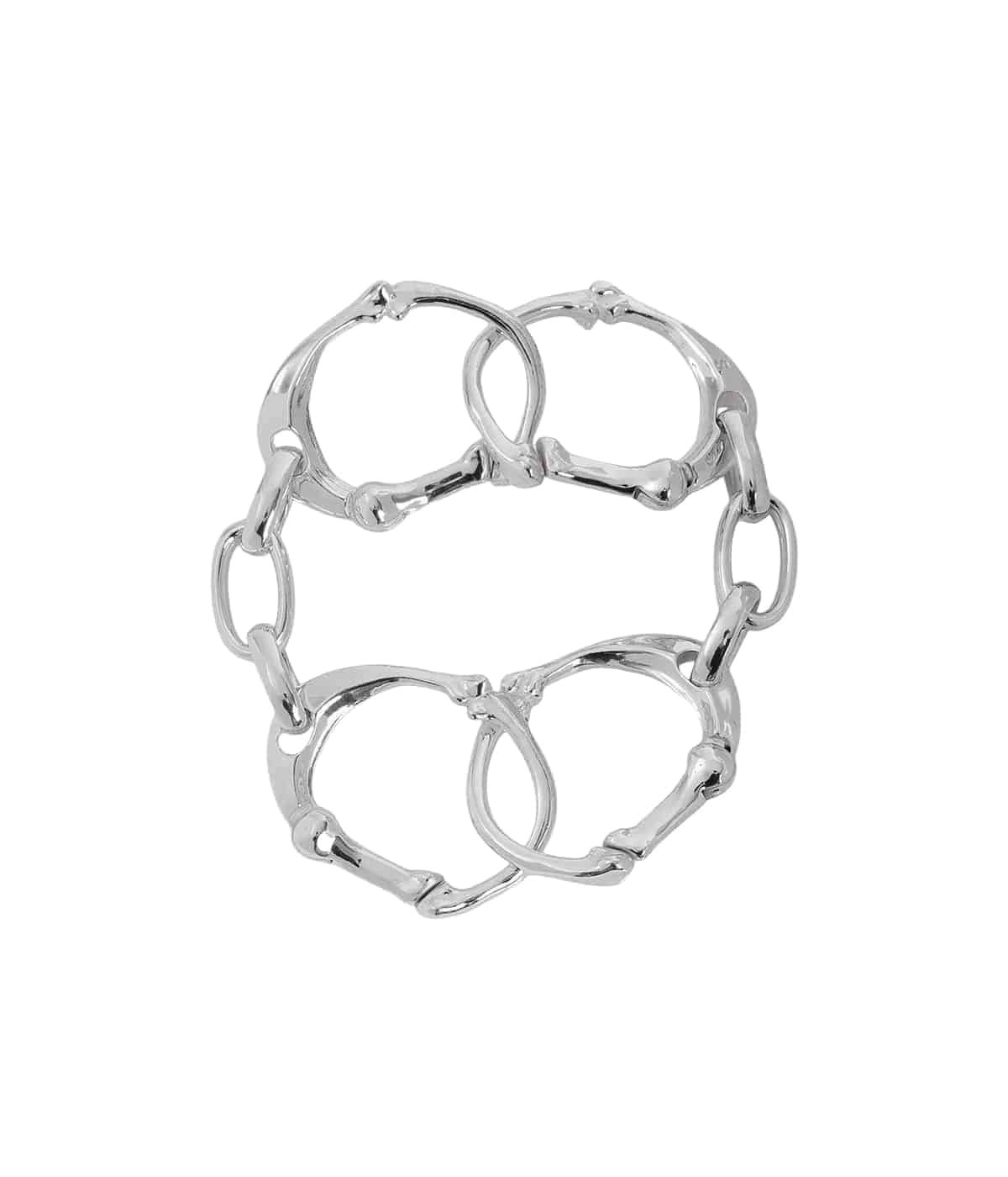 bone shaped carabiner bracelet.-L- | TAKAHIROMIYASHITATheSoloist