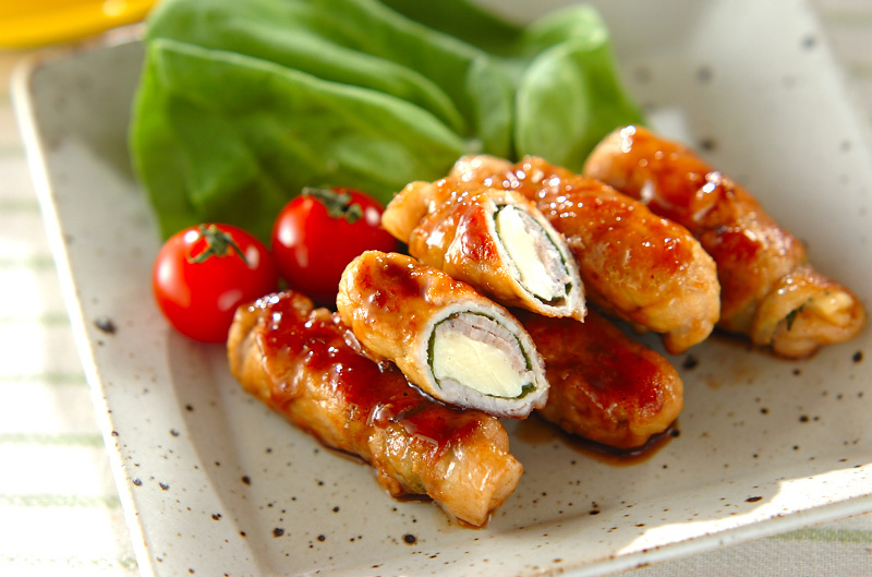 豚バラで簡単！大葉の肉巻きレシピ・作り方 - E・レシピ