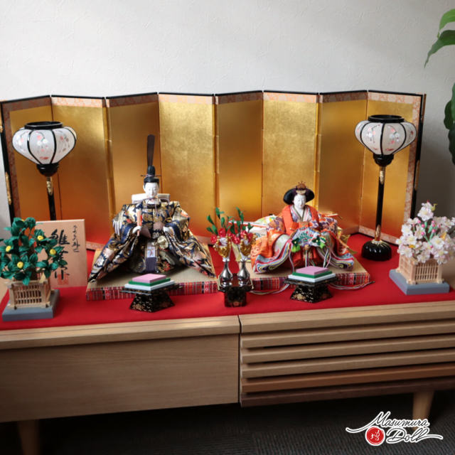 雛人形 最高級 京製 ひな人形 おひなさま 平安雛幸 京9番 正絹西陣織