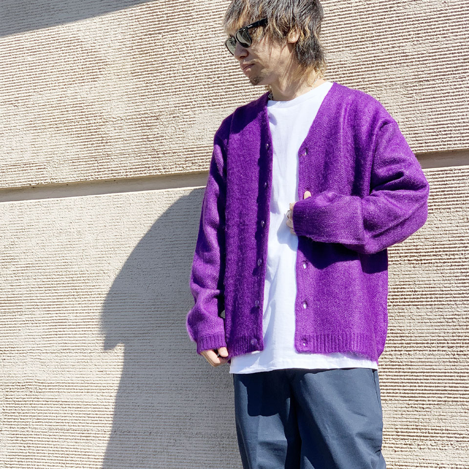 TOWN CRAFT / SOLID SHAGGY CARDIGAN
