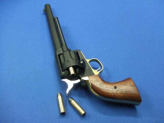 コルト SAA.45 キャバルリーブラススタイル HW 木製グリップ仕様 X