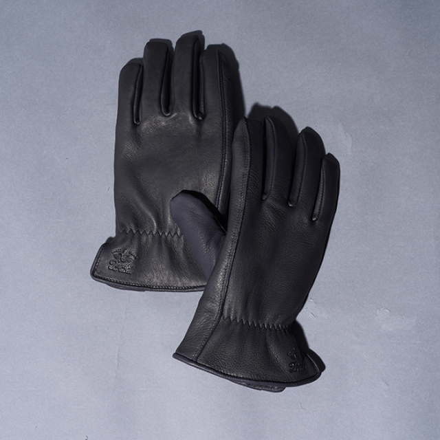 Lamp gloves/ランプグローブス「Winter glove / BLACK」ウィンターレザ