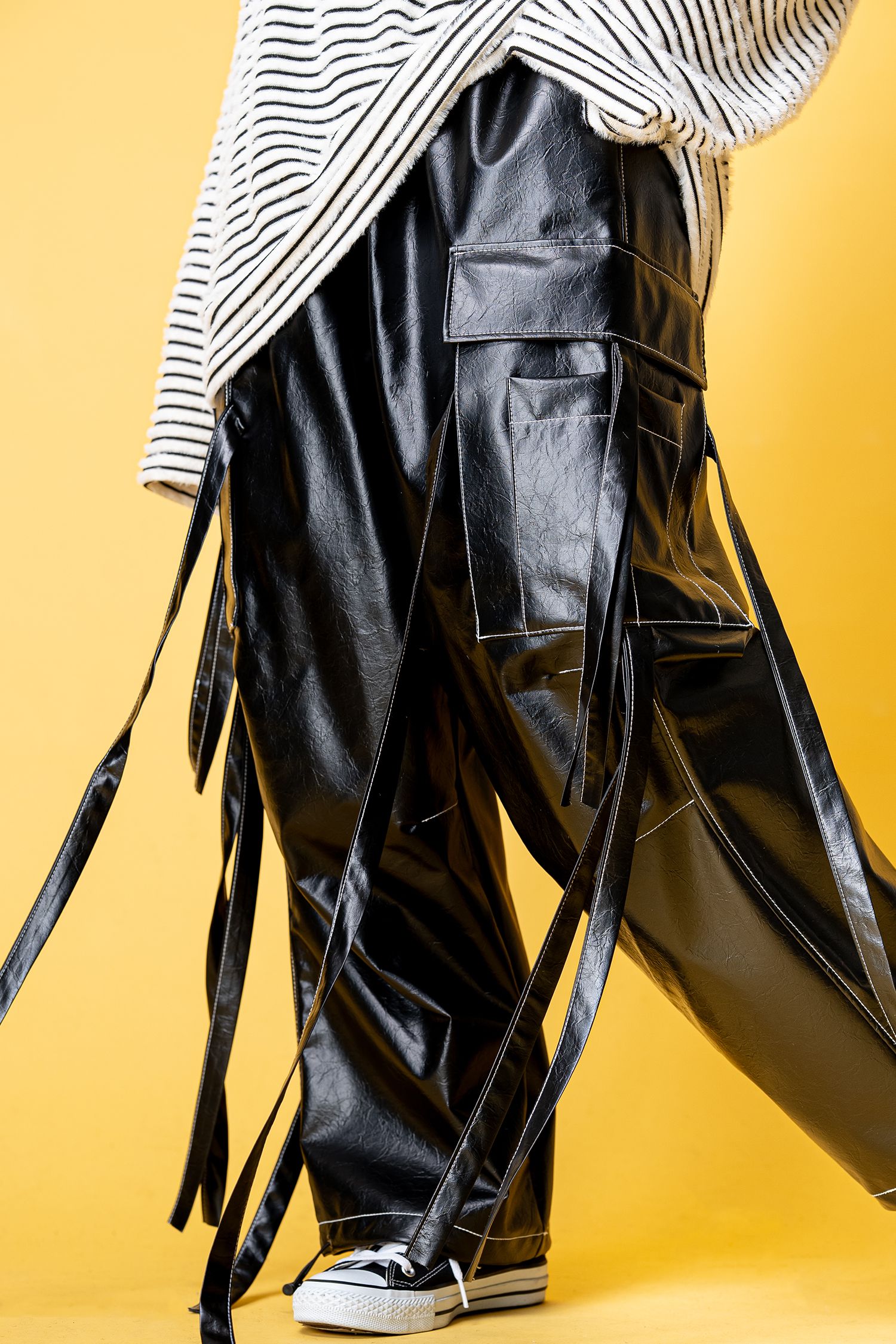 レザーテクノパンツ ankoROCK(アンコロック) メンズ レディース ユニ