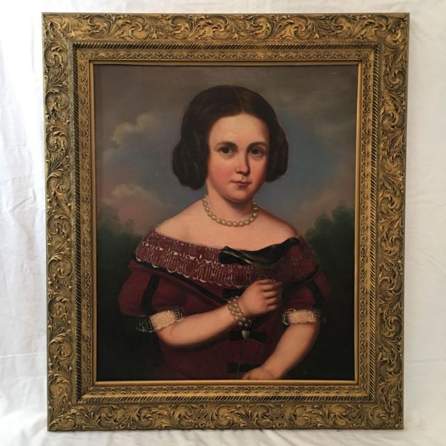 E'douard es Mac-avoy 【マリアンヌ】肉筆油彩画 E'douard es Mac-avoy