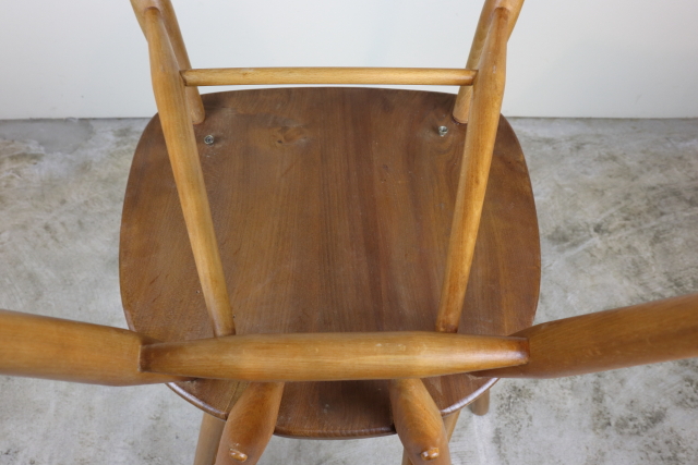 イギリス アーコール社 ercol スタッキングチェア グリーンドット ち1-8