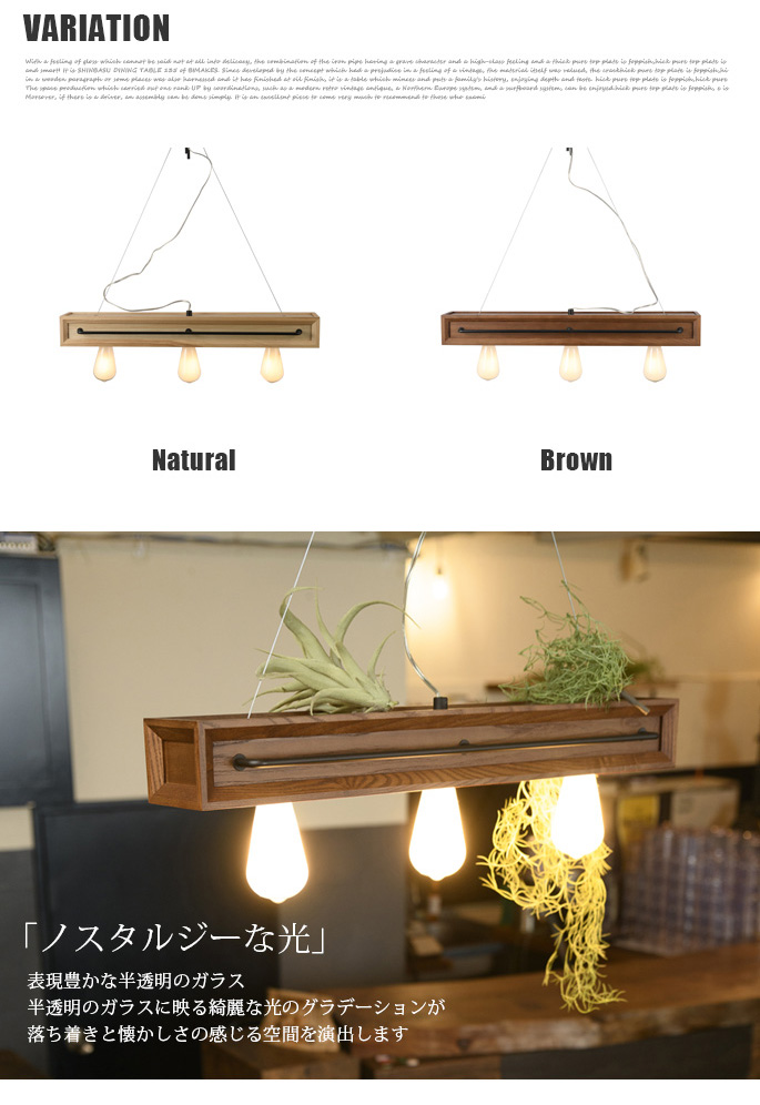 ペンダントライト botanic Cafe3pendantlight frost ボタニックカフェ3