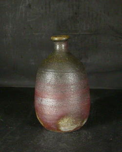 備前焼 登窯 備前焼名門作家 山本 竜一 共箱付き桟切・黄ゴマ徳利4