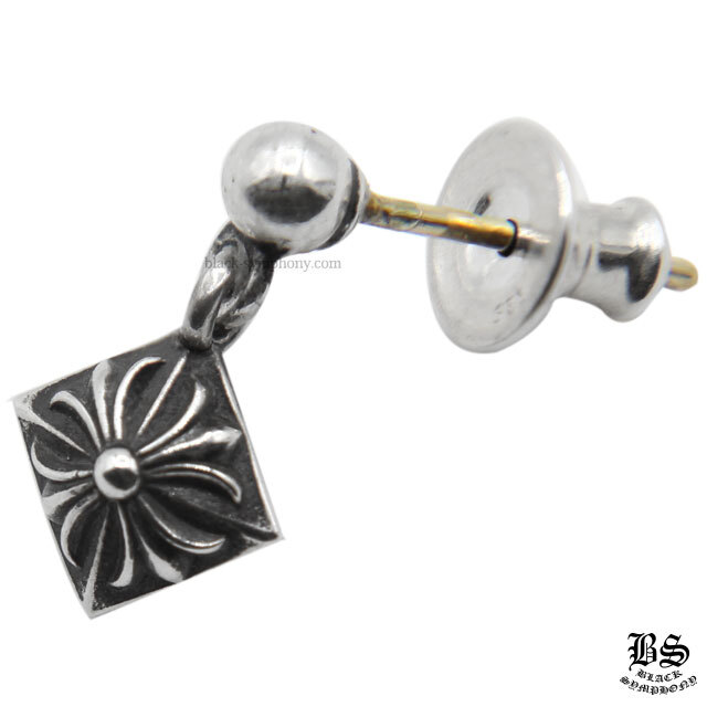 クロムハーツCHプラスピラミッドドロップピアス|クロムハーツ通販専門