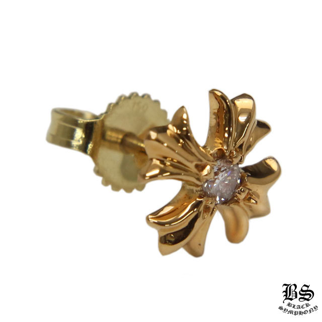 クロムハーツCHプラススタッド22Kwithダイヤモンド（ピアス）|クロム