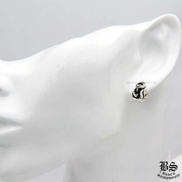 クロムハーツカーブティアドロップイヤリング（ピアス）|クロムハーツ