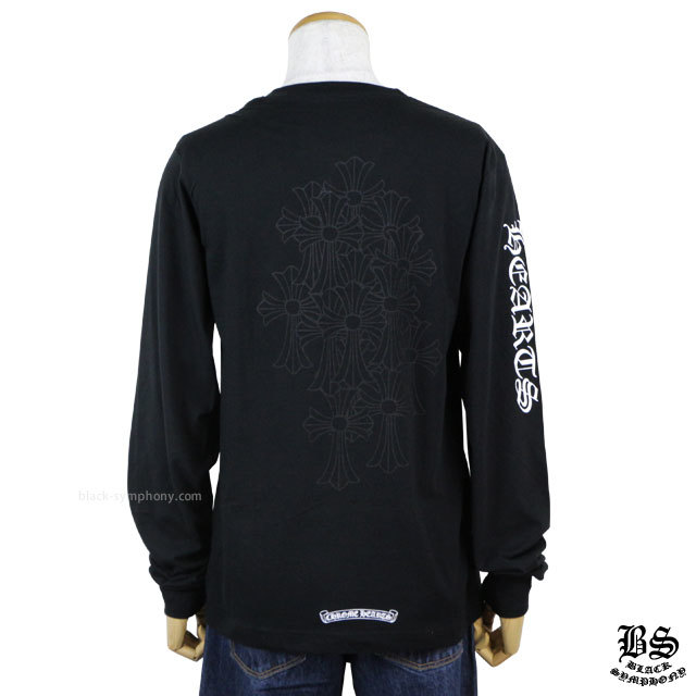 クロムハーツロングTシャツセメタリークロスブラック|クロムハーツ通販