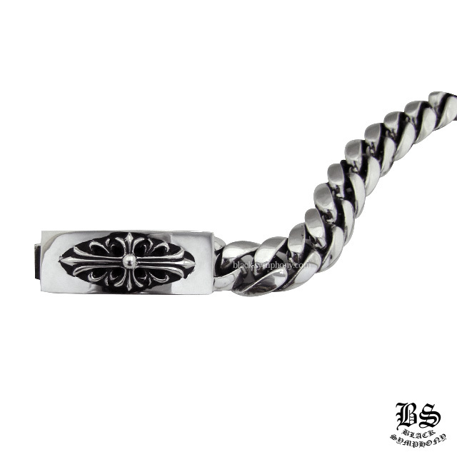 クロムハーツフローラルクロスIDブレスレットクラシックチェーン