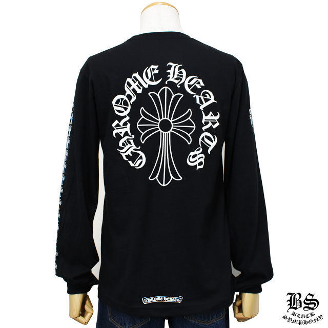 クロムハーツロングTシャツCHクロスブラック|クロムハーツ通販専門店