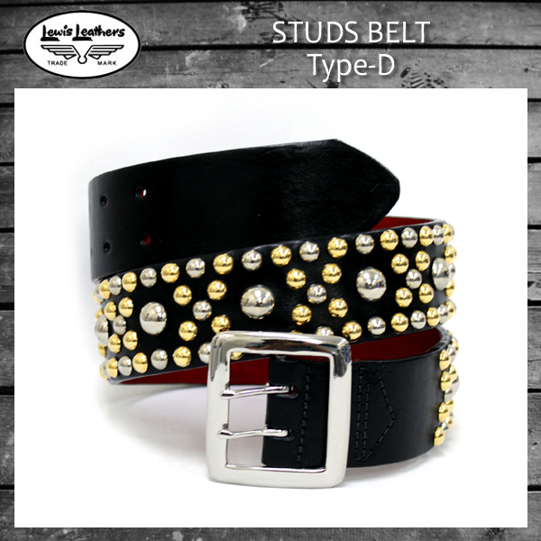 正規取扱店 Lewis Leathers(ルイスレザー) STUDS BELT(スタッズベルト