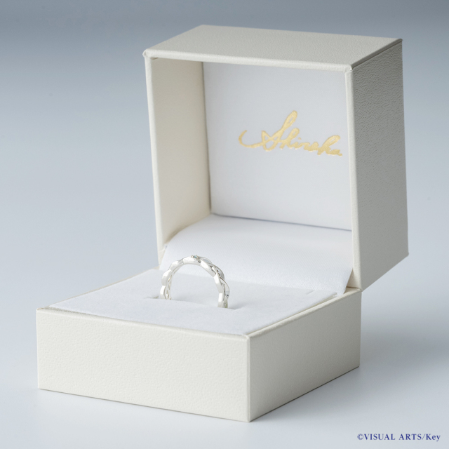 Key25thAnniversary鳴瀬しろはエンゲージリングプラチナ Key25th