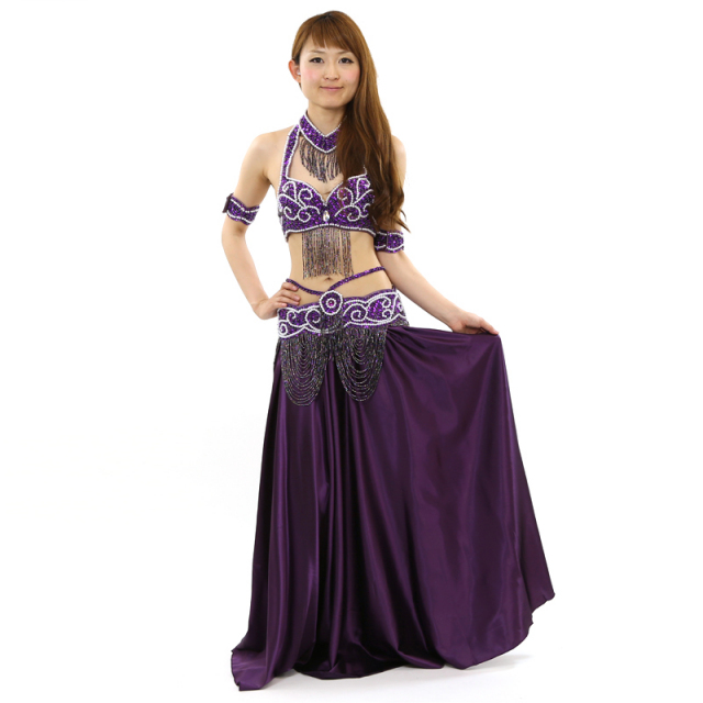 ベリーダンス衣装コスチュームCH-COSB-A11ブラ＆ベルト2点セット