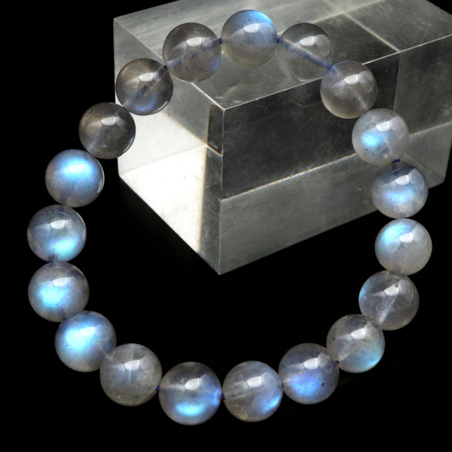 アイリスクォーツ 丸玉 水晶 虹入り AA 天然 直径約29mm 台座付き