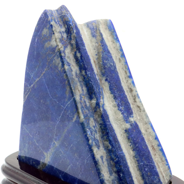 ラピスラズリ 原石 1.2kg 台付き アフガニスタン産 全面磨き