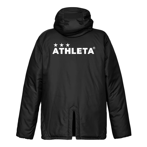 20%OFF】 ATHLETA(アスレタ) 中綿ハーフコート ブラック 18014