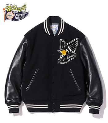 WHITESVILLE ホワイツビル メルトン×レザー|スタジャン|アワード