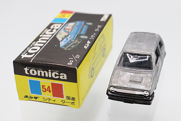 ミニカーショップ ケンボックス トミカ 黒箱☆54☆ホンダシティ ターボ