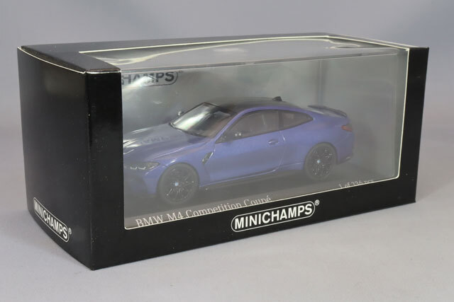 ミニチャンプス 1/43 BMW M4 2020 ブルーメタリック