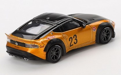 TSM ミニGT 1/64 日産 Z LB-NATION WORKS LB ゴールド(右ハンドル)