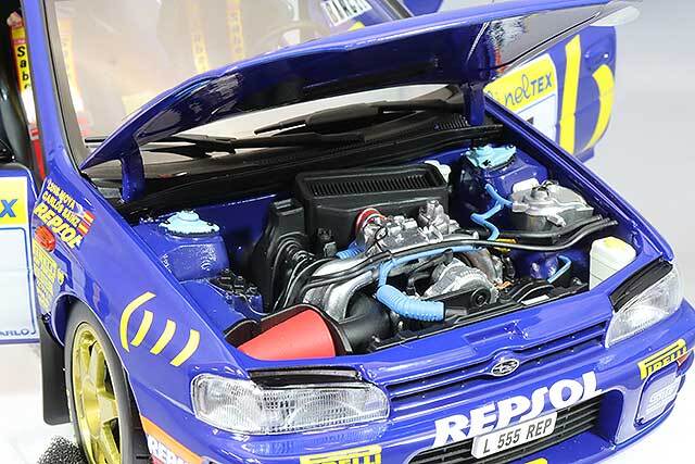 京商 1/18 スバル インプレッサ 1995 モンテカルロ ラリー ウィナー #5