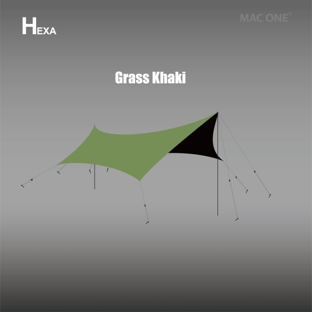 MacOne Hexa L｜ヘキサタープLサイズ｜Mac Outdoor