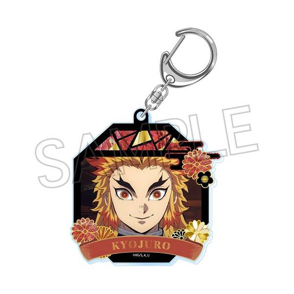 鬼滅の刃 螺鈿風シリーズ アクリルキーホルダー Vol.4 煉獄杏寿郎