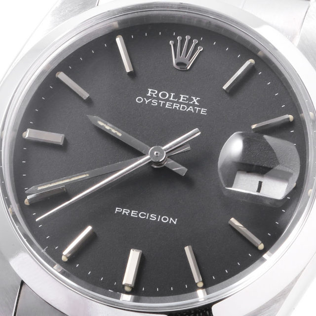6694 ブラック ROLEX（ロレックス）オイスターデイト プレシジョン