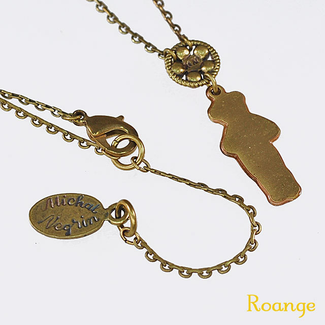 ミハエルネグリン クリスタルフラワーシーシャイネックレス