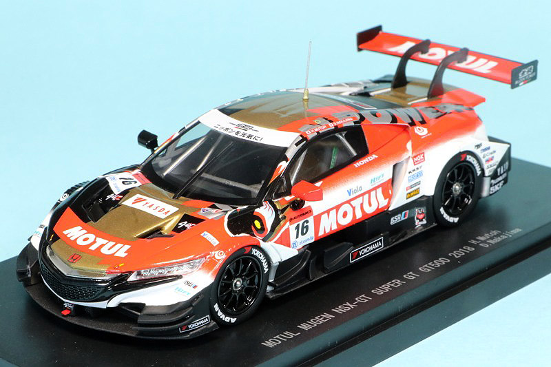 エブロ 1/43 モチュール 無限 NSX-GT スーパーGT 2018 No.16 45627