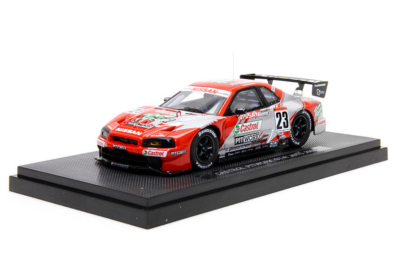 P408 - エブロ P-4 1/43 Castrol PITWORK GT-R JGTC 2002 No.23 P408