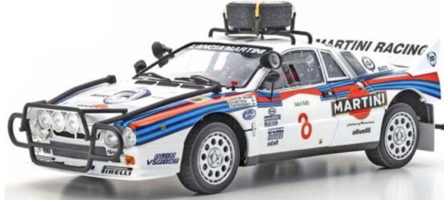 予約] 京商 1/18 ランチア ラリー 037 マルティニ サファリラリー No.8