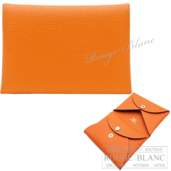 エルメス カルヴィ デュオ カードケース 名刺入れ コインケース