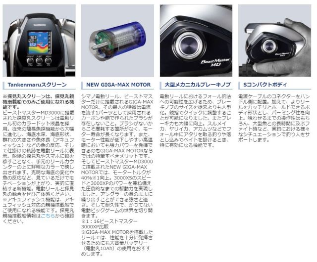 シマノ 電動 ビーストマスター MD3000