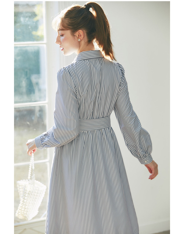 最終価格 GUCCI ストライプ柄ワンピース 8 (130/64) 最終価格 GUCCI