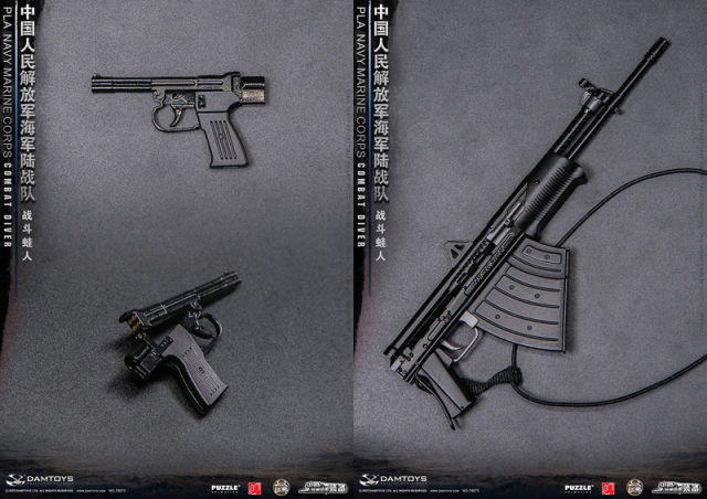 DAM】No.78073 1/6 PLA Navy Marine Corps Combat Diver 中国人民